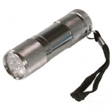 Фонарь светодиодный Ultra Flash 9-LED (3*R03, 9 LED, металлик)