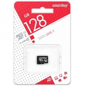 Микро SD 128GB Smart Buy Class 10 с адаптером