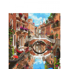 Картины по номерам в ассортименте (формат 50х40) Мосты Венеции ZX23100