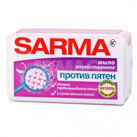 Мыло хозяйственное Сарма Против пятен в уп.140гр/283359