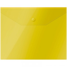 Папка-конверт на кнопке А5 150мкм цв. асс. (OfficeSpace) арт.267528, 29, 30, 31