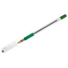 Ручка шар. MC Gold зелен. на масл. основе 0,5мм,с резин. упором (235079)