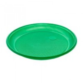 Тарелка d 205мм, зеленая (ИП (100шт)