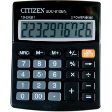 Калькулятор CITIZEN SDC810BN 10-разр. 102х124х25мм  (023101, 294012)