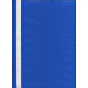 Папка-скоросшиватель пласт. с прозр.верхом А4 синий врт. 04102, 30911, 220385