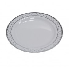 Тарелка пластиковая белая Silver Line d 180мм (6шт) Complement 