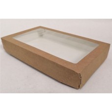 Коробка 260 (250)х150х40мм Eco tabox pro 1450 К с окном коричн.